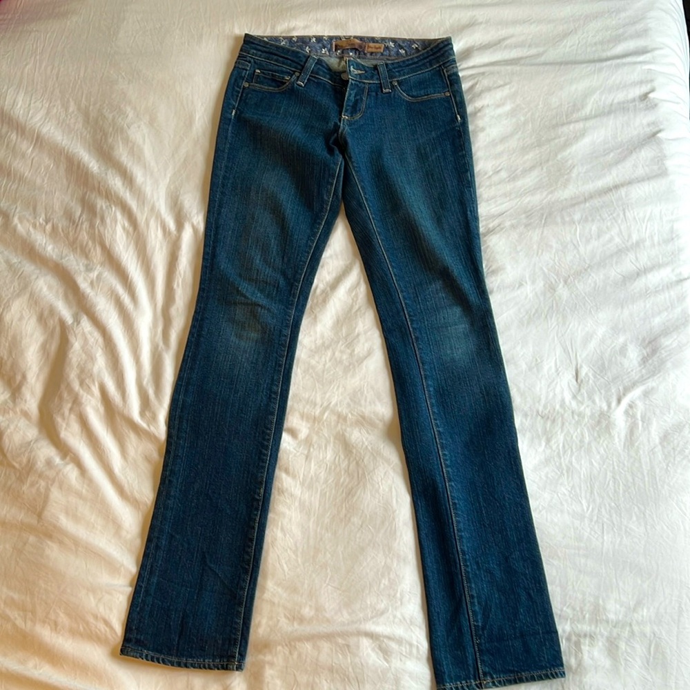 Paige Jeans mid-rise skinny (almost new) 25” tall